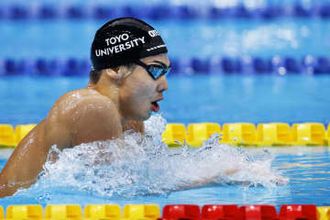 4百個人メドレー西川が好記録V　平泳ぎで大橋、鈴木が2冠