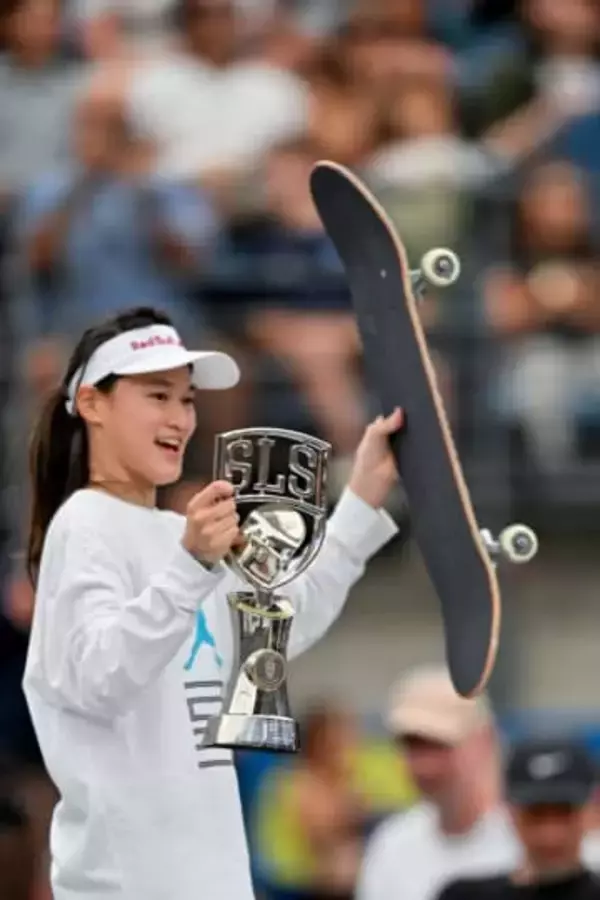 スケボー、小野寺吟雲が優勝　ストリートリーグ・シドニー大会