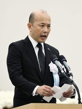 長崎市長、一部読み飛ばし　平和宣言は原稿通り
