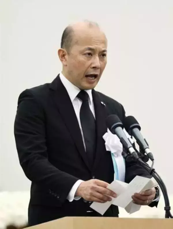 長崎市長、一部読み飛ばし　平和宣言は原稿通り
