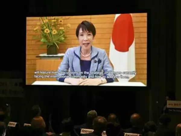首相、国際秩序維持に意欲　国問研主催シンポへメッセージ