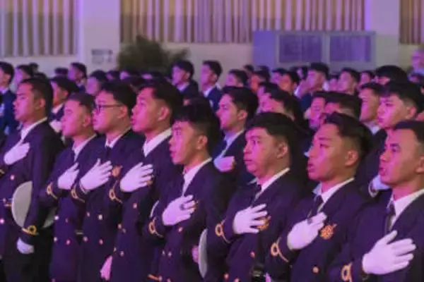 日比で運営の商船大学で卒業式　安全導く「灯台に」誓う