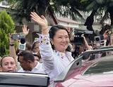 「ペルー大統領選決選投票、接戦　フジモリ氏、父継承目指す」の画像1