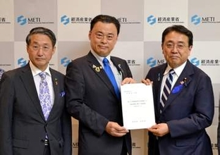 原発避難路整備の支援要請　島根と鳥取知事、経産相に