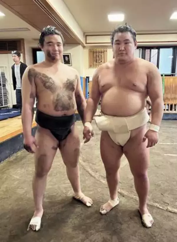 豊昇龍20番、初の出稽古　夏場所へ、攻撃相撲目立つ