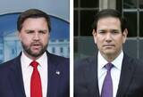 「トランプ氏、後継調査？　バンス氏とルビオ氏に言及」の画像1