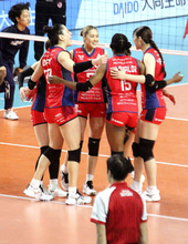 バレーNEC川崎、大阪M決勝へ　全日本選手権第5日