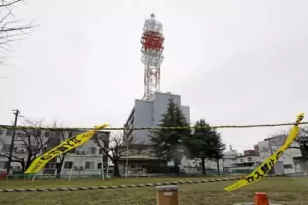 同程度地震で倒壊の恐れなし　八戸のNTT鉄塔、避難指示解除