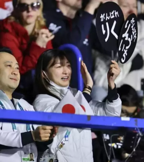 見届けた坂本「どえらい泣いた」　歴史的な金メダルペアをねぎらう