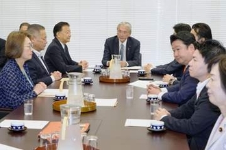 今国会で国民投票法改正を　自民、公選法にそろえる