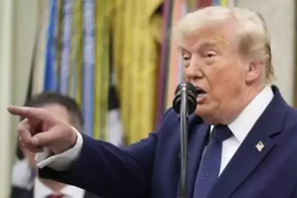 FIFA猶予決定「関与せず」　トランプ大統領、出場停止巡り