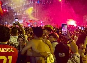 W杯優勝、歓喜で地震？　スペイン、首都で揺れ記録