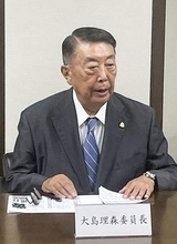 不振の両横綱に自覚求める　大島委員長「責任がある」