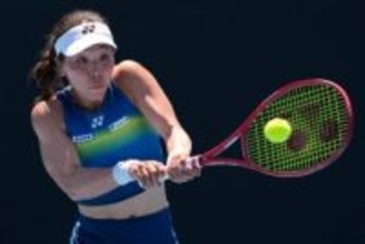 全豪テニス、坂詰は1回戦敗退　四大大会初出場勝利ならず