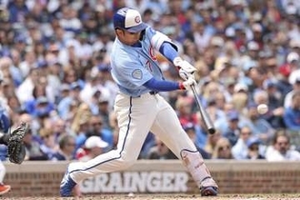 大谷、第1打席は四球　鈴木無安打、菅野が先発