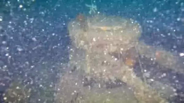 撃沈艦の巻き取り機か　熊本沖で撮影「長良」調査
