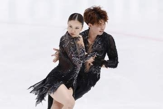 吉田、森田組がリズムダンス4位　フィギュア木下杯第2日