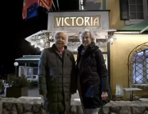 コルティナで70年ぶりの再会　猪谷さん、当時の宿泊先家族と