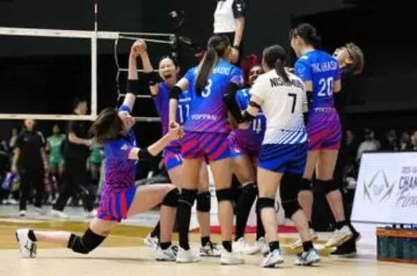 女子バレー、SAGA久光が先勝　SVリーグ決勝第1戦、大阪Mに