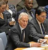 「ガザ復興へ資金拠出を　ブレア元英首相、安保理で要請」の画像1