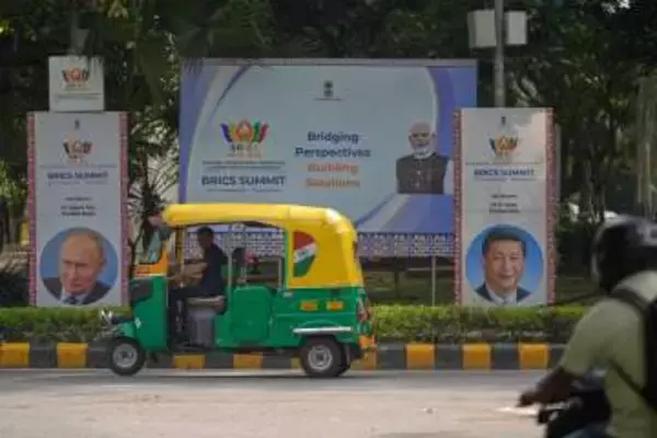 BRICS、中東情勢を「懸念」　インドで首脳会議、共同宣言採択