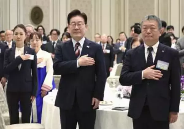 日韓の懸け橋「後押しを」　李大統領、民団80年祝う