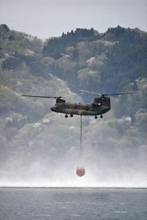 岩手の山林火災、消火活動続く　大槌町、発生6日目