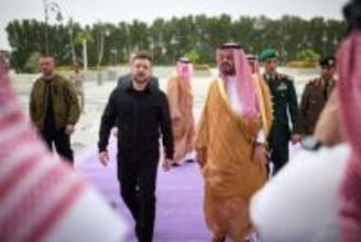 サウジとの防衛協定に署名　米関与低下でウクライナ