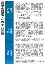 首相のX、行政文書に当たらず　公務発信、保存義務求める声も