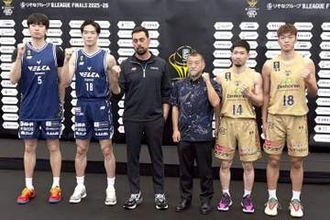 馬場雄大「また新しい歴史を」　Bリーグ決勝前日会見