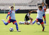 「女子日本代表、シドニーで初練習　サッカーW杯出場懸け準々決勝へ」の画像1