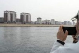 金氏、中国対岸に菜の花畑を造成　北朝鮮・新義州、観光資源化も？