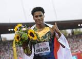 「陸上男子400mは中島佑気V　ダイヤモンドL、2種目で世界新」の画像1