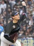 「ロ8―0西（5日）　毛利が3勝目」の画像1