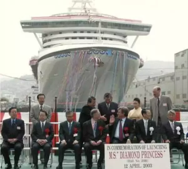 ＜あのころ＞Dプリンセスが進水式　23年前の4月12日