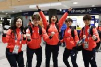 フィギュア日本、ミラノに到着　2都市同時点火で五輪開幕へ