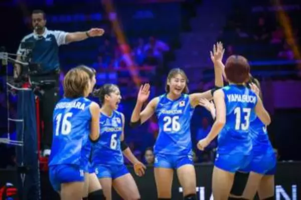日本、ベトナム下し3連勝　バレー女子アジア選手権