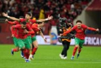 モロッコとセネガルで決勝　サッカーのアフリカ選手権