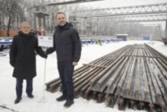 ウクライナに日本製レール　JICA支援、鉄道網維持