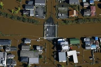 地球温暖化で雨量5～15％増加　台風25号、洪水対策強化が必要