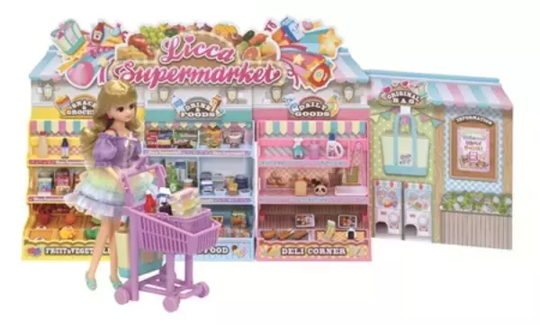 「「リカちゃん　ピピッ！とリカペイ　スーパーマーケット」 2026年10月24日（土)発売」の画像