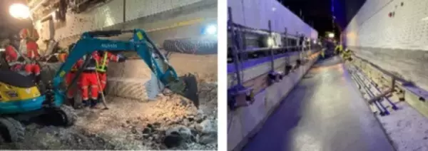 「［E18］上信越自動車道　上り線　佐久ＩＣ⇒碓氷軽井沢ＩＣ間 トンネル・橋りょうリニューアル工事」の画像