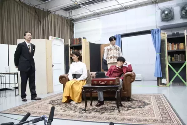 「片岡鶴太郎＆鈴木拡樹がW主演　 舞台『ブラック・コーヒー』稽古場取材会レポート到着！！」の画像