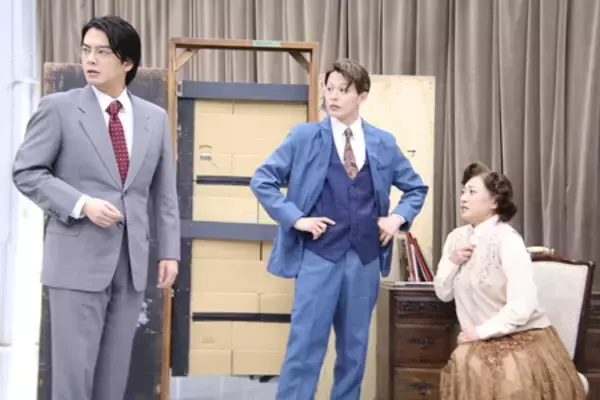 「片岡鶴太郎＆鈴木拡樹がW主演　 舞台『ブラック・コーヒー』稽古場取材会レポート到着！！」の画像