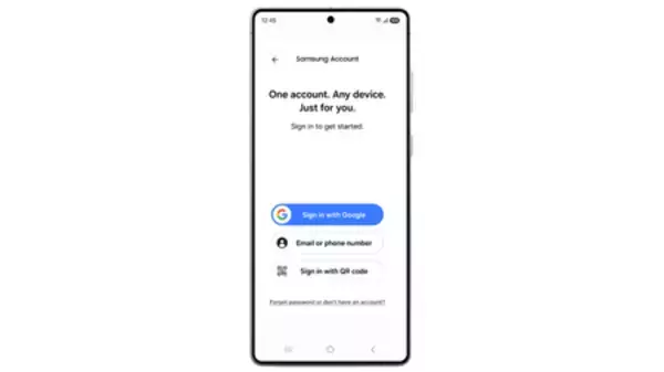 「毎日の暮らしをひとつにつなぐ 「Samsungアカウント」」の画像