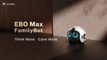 Enabot、考え、学び、ケアするAI搭載ファミリーロボット「EBO Max」を発表