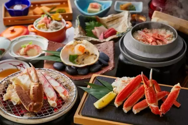 「亀の井ホテル 福井 朝から本ズワイガニ食べ放題という贅沢体験」の画像