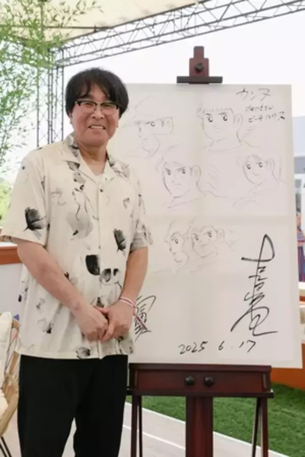 電通グループ、カンヌにおいてアニメ『キャプテン翼』原作者、高橋陽一氏の対談セッションを開催