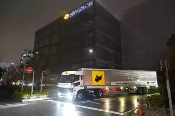 「ヤマト運輸の幹線輸送で運転自動化レベル2＋技術搭載のセミトレーラーによる走行実証を実施」の画像