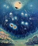 「アートホテル大阪ベイタワー 海洋生物と猫の物語を描くアーティスト「眞白しろ助」待望の個展開催」の画像1